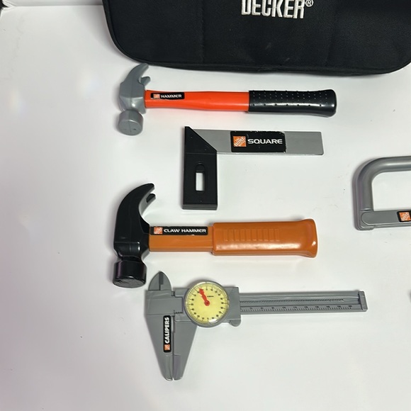 The Home Depot Kids Tool Set 7 Piece with Black and Decker Tool Bag - Picture 4 of 5